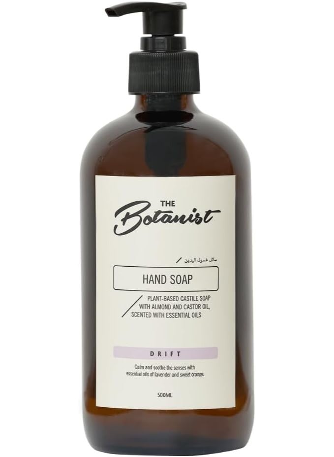 the botanist Drift Hand Soap Essential Oils Of Lavender & Sweet Orange 500 ML - Image 1